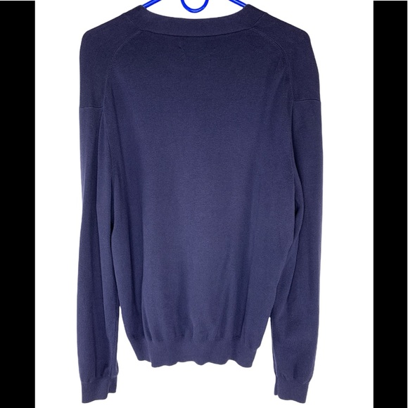 Vintage Polo by Ralph Lauren Men’s Large Cardigan Blue - Picture 2 of 12